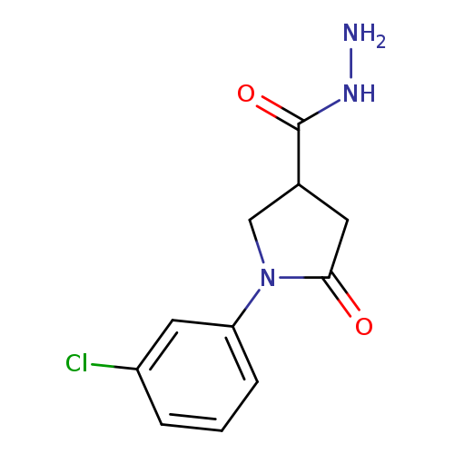 1-(3-Chlorophenyl)-5-oxopyrrolidine-3-carbohydrazide