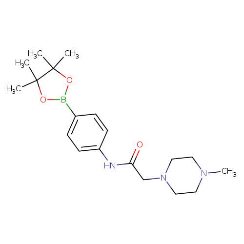2-(4-methylpiperazin-1-yl)-N-(4-(4,4,5,5-tetramethyl-1,3,2-dioxaborolan-2-yl)phenyl)acetamide