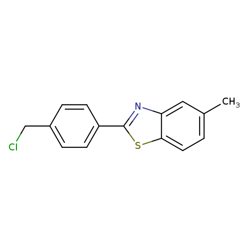 2-[4-(chloromethyl)phenyl]-5-methyl-1,3-benzothiazole