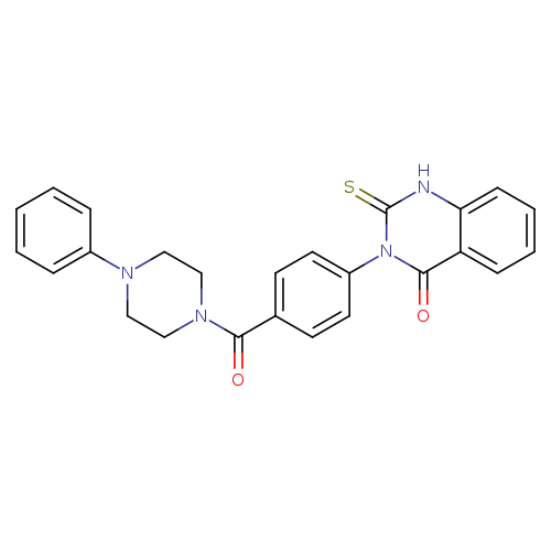 3-[4-(4-phenylpiperazine-1-carbonyl)phenyl]-2-sulfanylidene-1,2,3,4-tetrahydroquinazolin-4-one