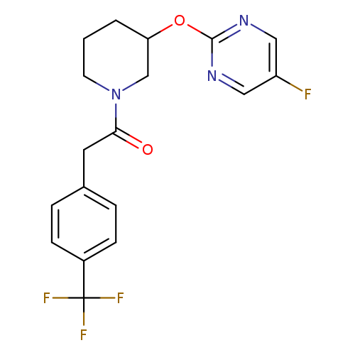 1-{3-[(5-fluoropyrimidin-2-yl)oxy]piperidin-1-yl}-2-[4-(trifluoromethyl)phenyl]ethan-1-one