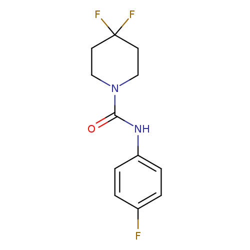 4,4-difluoro-N-(4-fluorophenyl)piperidine-1-carboxamide