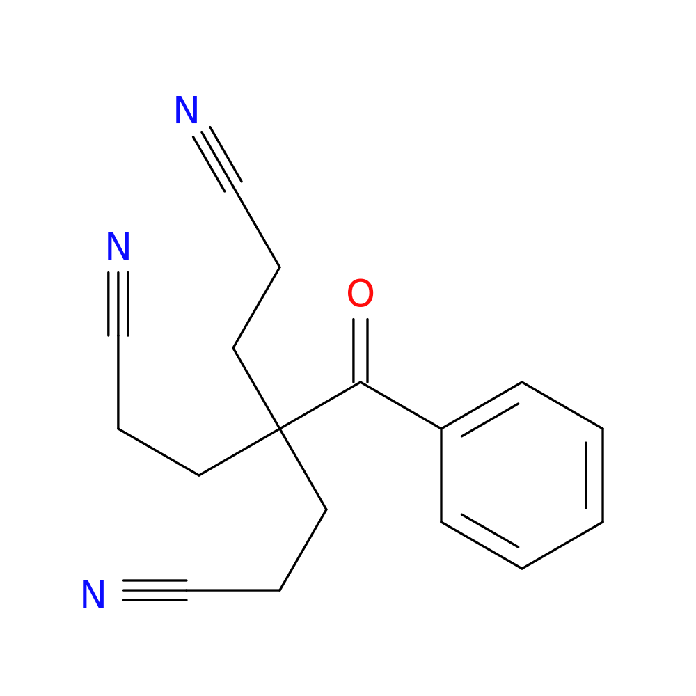 4-Benzoyl-4-(2-cyanoethyl)heptanedinitrile