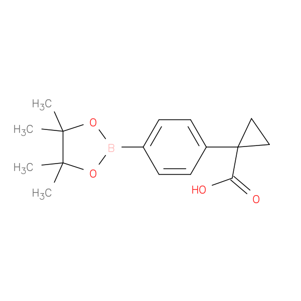 4-(1-Carboxycyclopropyl)phenylboronic acid, pinacol ester