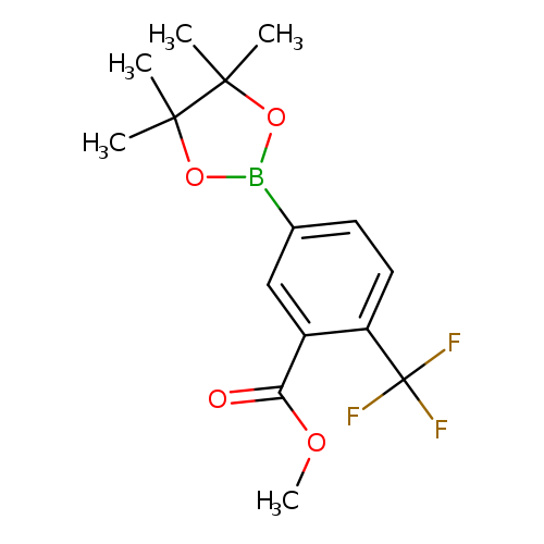 Methyl 5-(4,4,5,5-Tetramethyl-1,3,2-Dioxaborolan-2-Yl)-2-(Trifluoromethyl)Benzoate