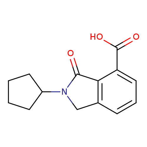2-Cyclopentyl-3-oxo-2,3-dihydro-1h-isoindole-4-carboxylic acid