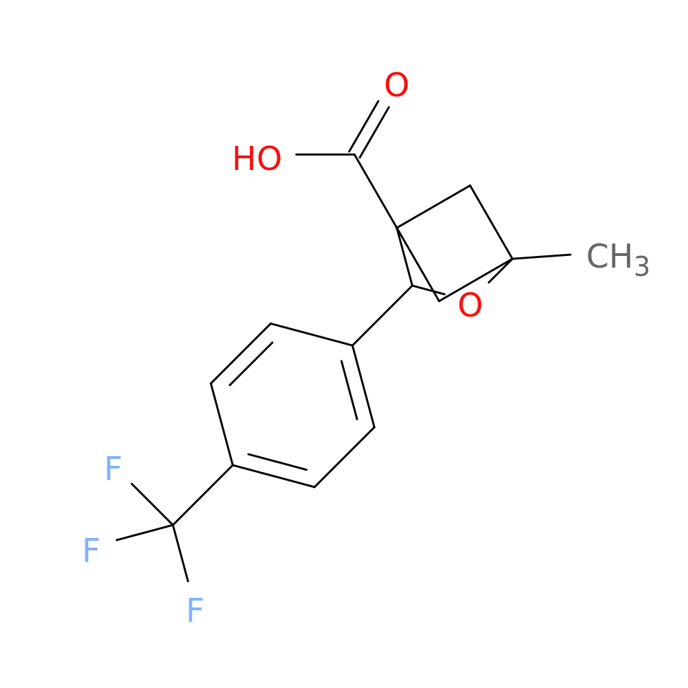 1-methyl-3-[4-(trifluoromethyl)phenyl]-2-oxabicyclo[2.1.1]hexane-4-carboxylic acid