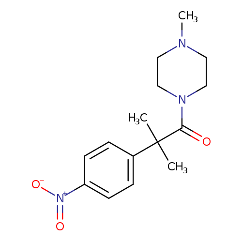 1-Propanone, 2-methyl-1-(4-methyl-1-piperazinyl)-2-(4-nitrophenyl)-