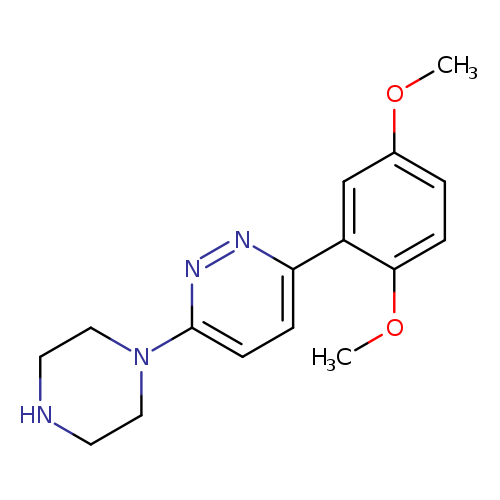 3-(2,5-Dimethoxyphenyl)-6-piperazin-1-ylpyridazine