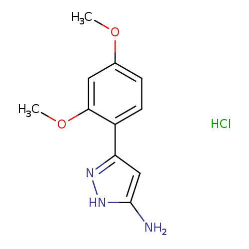3-(2,4-dimethoxyphenyl)-1H-pyrazol-5-amine