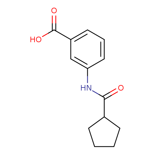 3-[(Cyclopentylcarbonyl)amino]benzoic acid