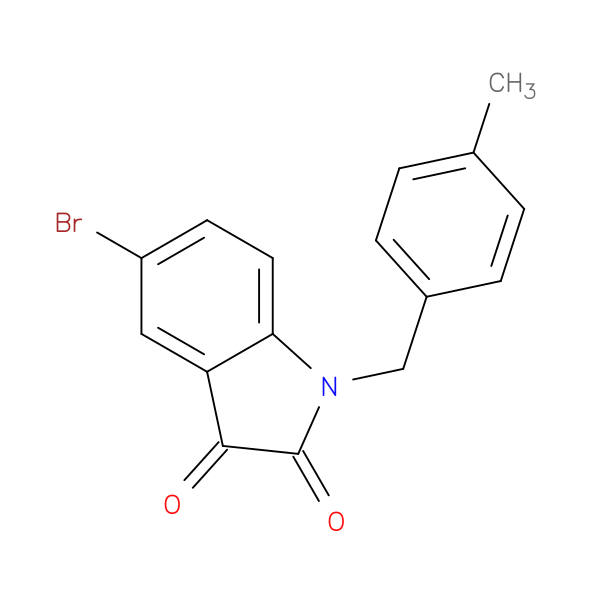 5-bromo-1-(4-methylbenzyl)-1H-indole-2,3-dione