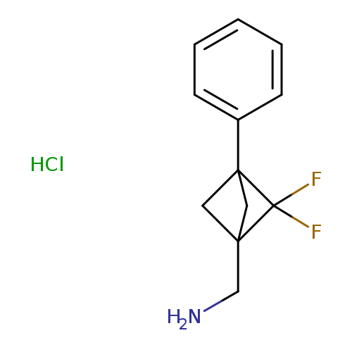 {2,2-difluoro-3-phenylbicyclo[1.1.1]pentan-1-yl}methanamine hydrochloride