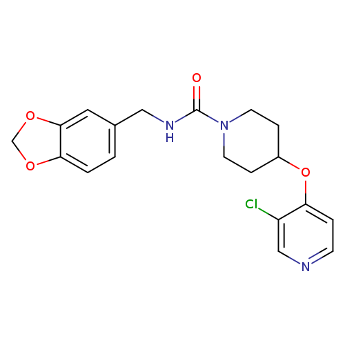 N-[(2H-1,3-benzodioxol-5-yl)methyl]-4-[(3-chloropyridin-4-yl)oxy]piperidine-1-carboxamide