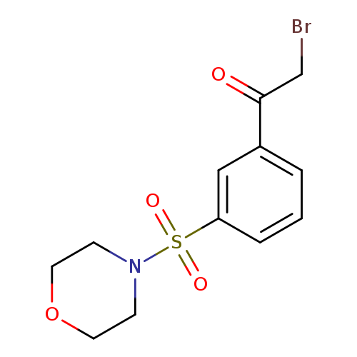 2-bromo-1-[3-(morpholine-4-sulfonyl)phenyl]ethan-1-one