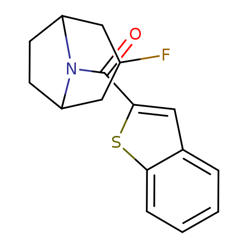 8-(1-benzothiophene-2-carbonyl)-3-fluoro-8-azabicyclo[3.2.1]octane