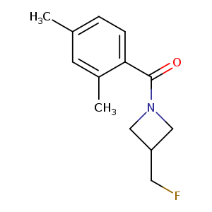 1-(2,4-dimethylbenzoyl)-3-(fluoromethyl)azetidine