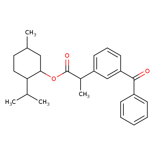 5-methyl-2-(propan-2-yl)cyclohexyl 2-(3-benzoylphenyl)propanoate
