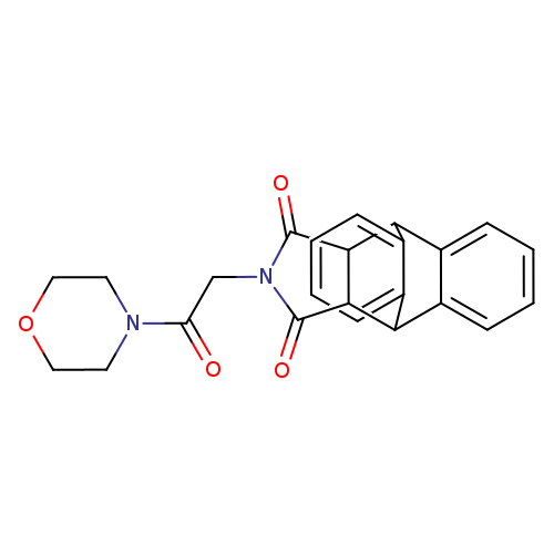 1-[2-(4-morpholinyl)-2-oxoethyl]-9,10-dihydro-9,10-[3,4]pyrrolidinoanthracene-12,14-dione