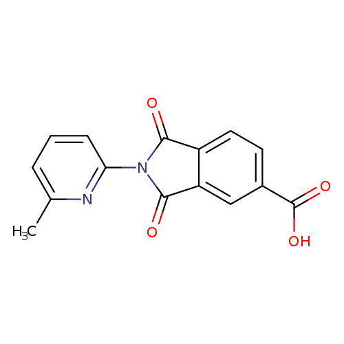2-(6-METHYLPYRIDIN-2-YL)-1,3-DIOXOISOINDOLINE-5-CARBOXYLIC ACID