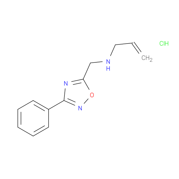 N-((3-Phenyl-1,2,4-oxadiazol-5-yl)methyl)prop-2-en-1-amine hydrochloride