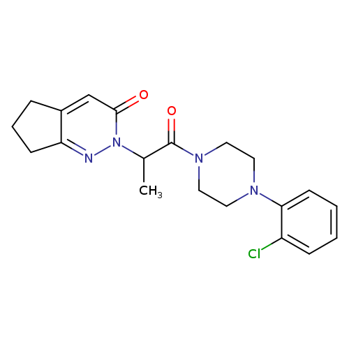 2-{1-[4-(2-chlorophenyl)piperazin-1-yl]-1-oxopropan-2-yl}-2H,3H,5H,6H,7H-cyclopenta[c]pyridazin-3-one