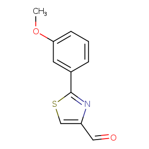 2-(3-methoxyphenyl)thiazole-4-carbaldehyde