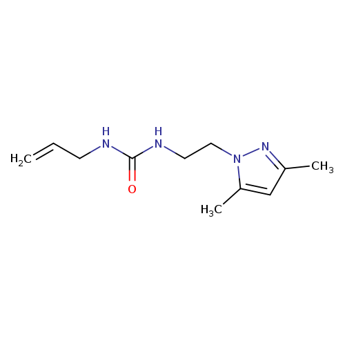 1-[2-(3,5-dimethyl-1H-pyrazol-1-yl)ethyl]-3-(prop-2-en-1-yl)urea