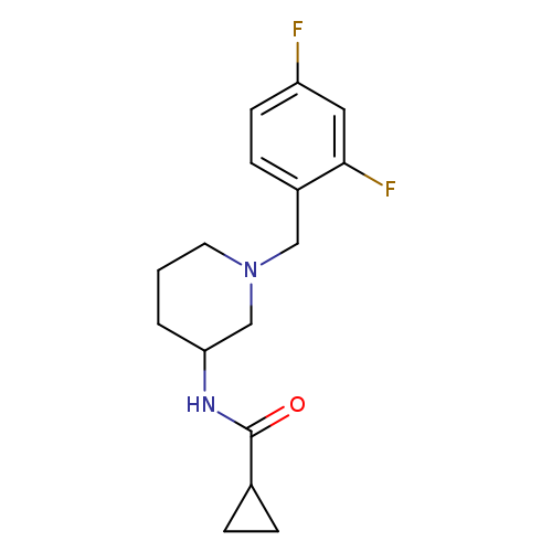 N-{1-[(2,4-difluorophenyl)methyl]piperidin-3-yl}cyclopropanecarboxamide