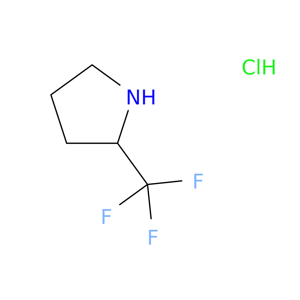 Pyrrolidine, 2-(trifluoromethyl)-, hydrochloride (1:1)