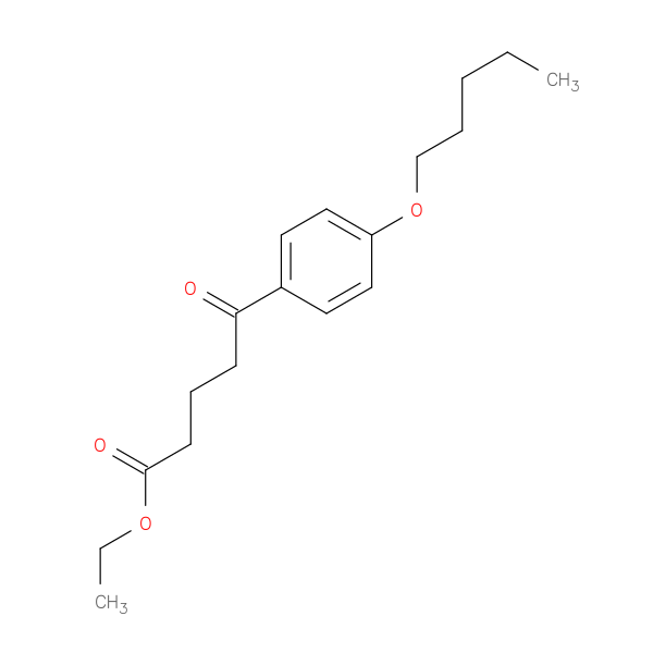 Ethyl 5-oxo-5-(4-pentyloxyphenyl)valerate