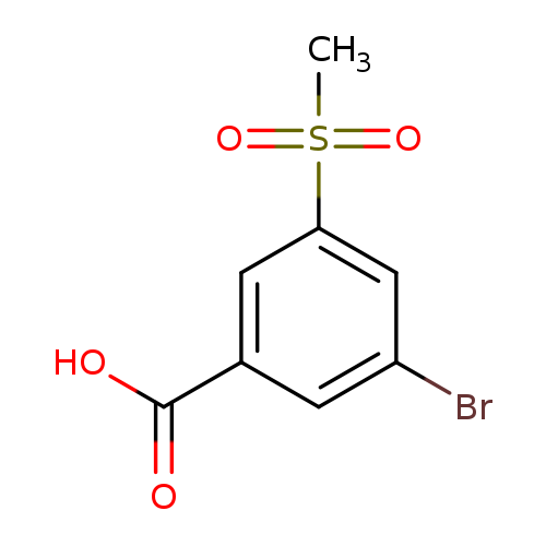 3-Bromo-5-(methylsulfonyl)benzoic Acid