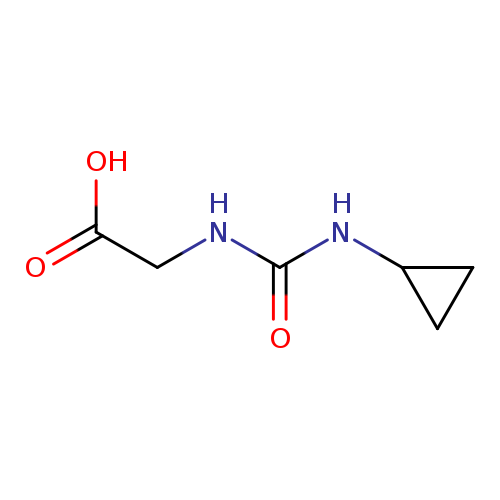 2-[(Cyclopropylcarbamoyl)amino]acetic acid