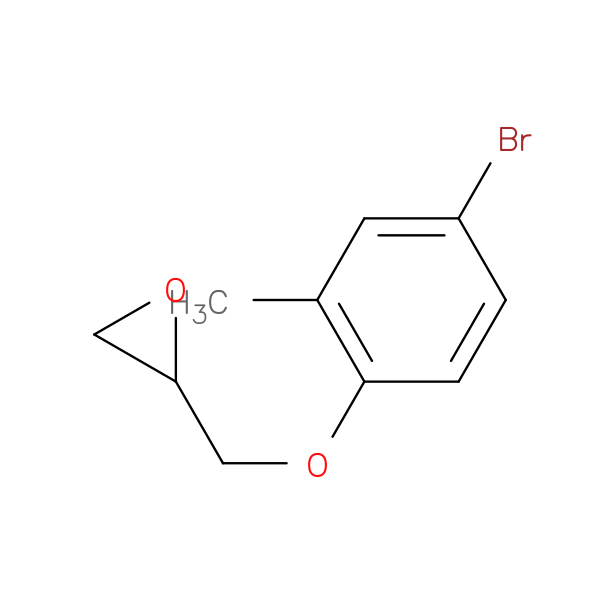 2-[(4-bromo-2-methylphenoxy)methyl]oxirane