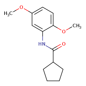 Cyclopentanecarboxamide, N-(2,5-dimethoxyphenyl)- (9CI)