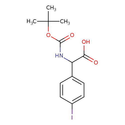 [(TERT-BUTOXYCARBONYL)AMINO](4-IODOPHENYL)ACETIC ACID