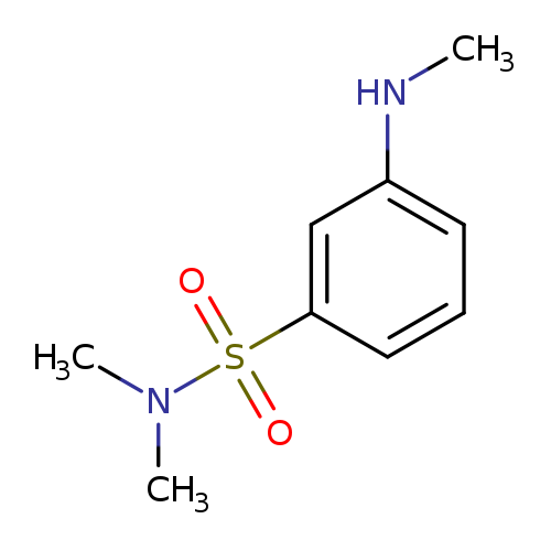 N,N-dimethyl-3-(methylamino)benzene-1-sulfonamide