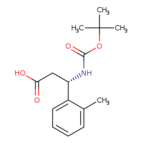(3S)-3-[(TERT-BUTOXY)CARBONYLAMINO]-3-(2-METHYLPHENYL)PROPANOIC ACID