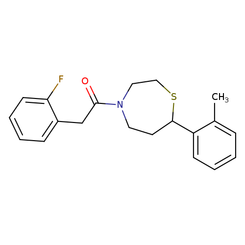 2-(2-fluorophenyl)-1-[7-(2-methylphenyl)-1,4-thiazepan-4-yl]ethan-1-one