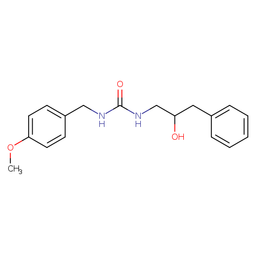 1-(2-hydroxy-3-phenylpropyl)-3-[(4-methoxyphenyl)methyl]urea