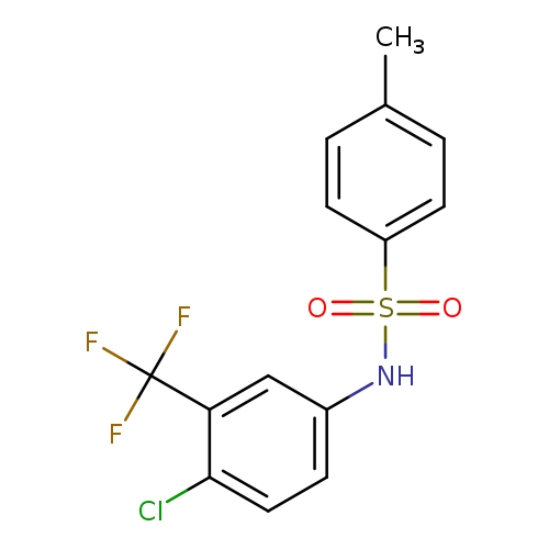 N-(4-chloro-3-(trifluoromethyl)phenyl)-4-methylbenzenesulfonamide