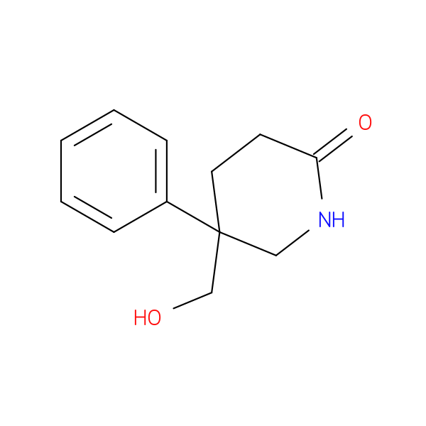 5-(hydroxymethyl)-5-phenylpiperidin-2-one