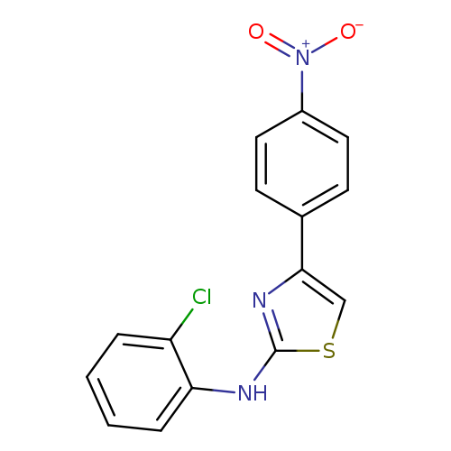 N-(2-chlorophenyl)-4-(4-nitrophenyl)-1,3-thiazol-2-amine