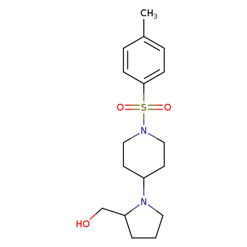 {1-[1-(4-methylbenzenesulfonyl)piperidin-4-yl]pyrrolidin-2-yl}methanol