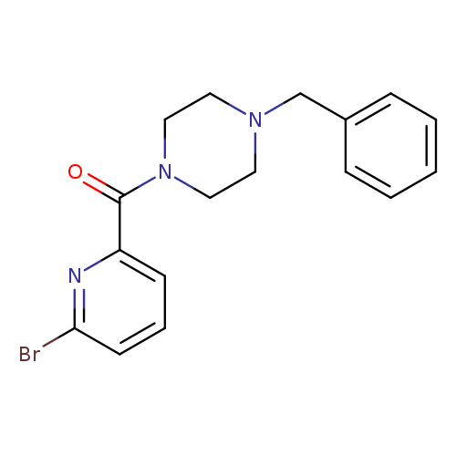 1-Benzyl-4-(6-bromopyridine-2-carbonyl)piperazine