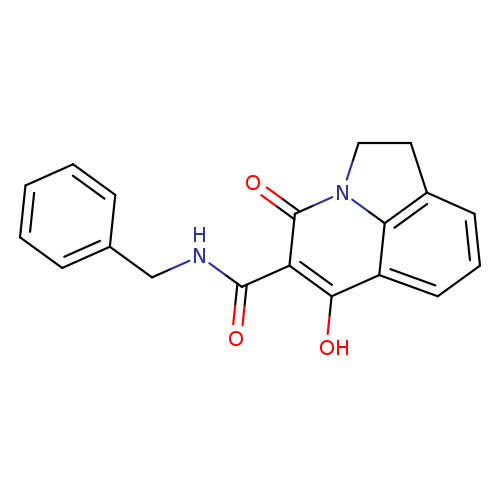 N-benzyl-9-hydroxy-11-oxo-1-azatricyclo[6.3.1.0^{4,12}]dodeca-4,6,8(12),9-tetraene-10-carboxamide