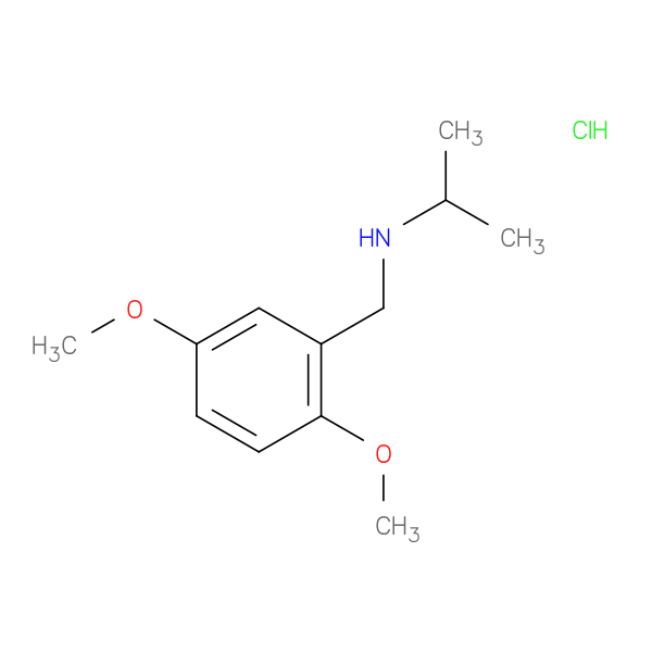 [(2,5-dimethoxyphenyl)methyl](propan-2-yl)amine hydrochloride