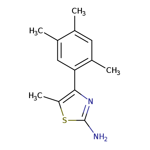 5-methyl-4-(2,4,5-trimethylphenyl)-1,3-thiazol-2-amine