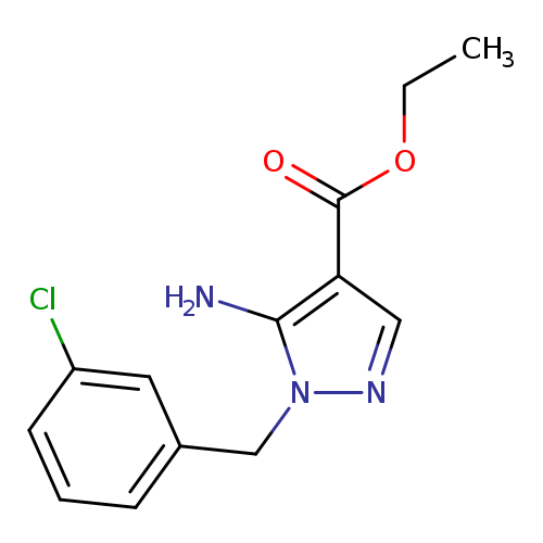 ethyl 5-amino-1-(3-chlorobenzyl)-1H-pyrazole-4-carboxylate
