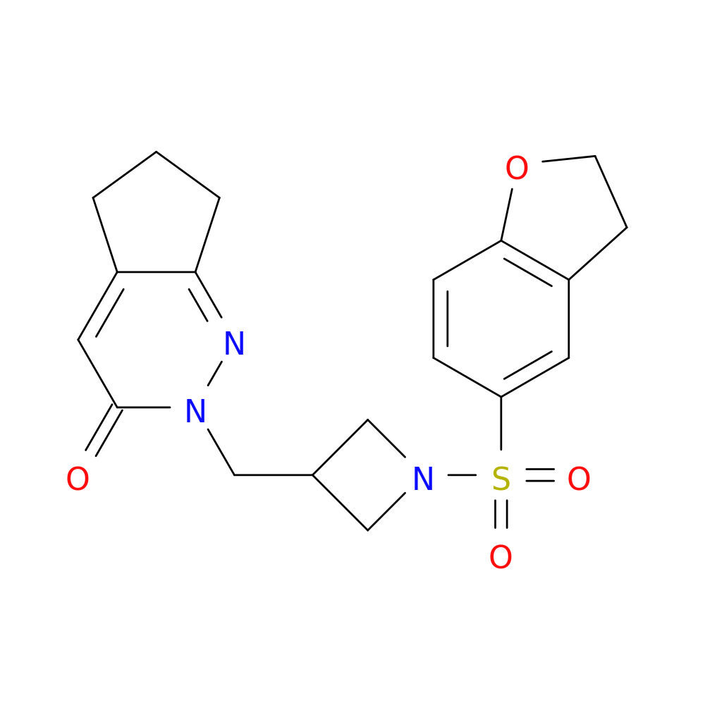 2-{[1-(2,3-dihydro-1-benzofuran-5-sulfonyl)azetidin-3-yl]methyl}-2H,3H,5H,6H,7H-cyclopenta[c]pyridazin-3-one